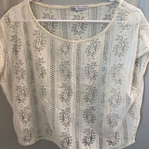 Zara lace top